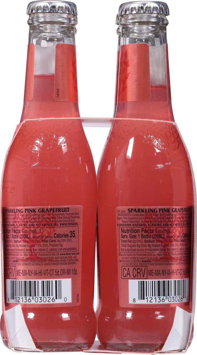 slide 9 of 9, Fever-Tree Refreshingly Light Indian Tonic Water - 16.9 oz, 4 ct; 200 ml