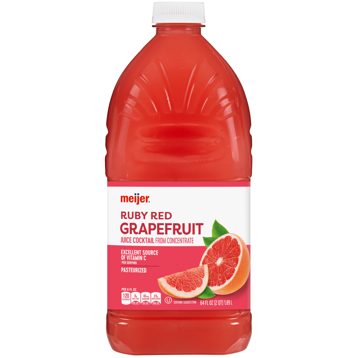 slide 1 of 9, Meijer Ruby Red Grapefruit Juice, 64 oz, 64 oz