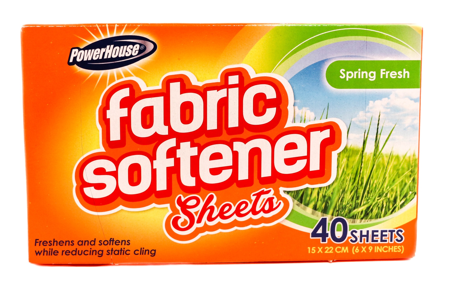 slide 1 of 1, PowerHouse Fabric Softener Sheets, 40 ct