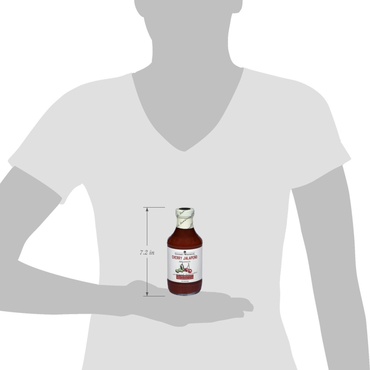 slide 8 of 14, Gourmet Warehouse Cherry Jalapeno BBQ Sauce, 16 oz