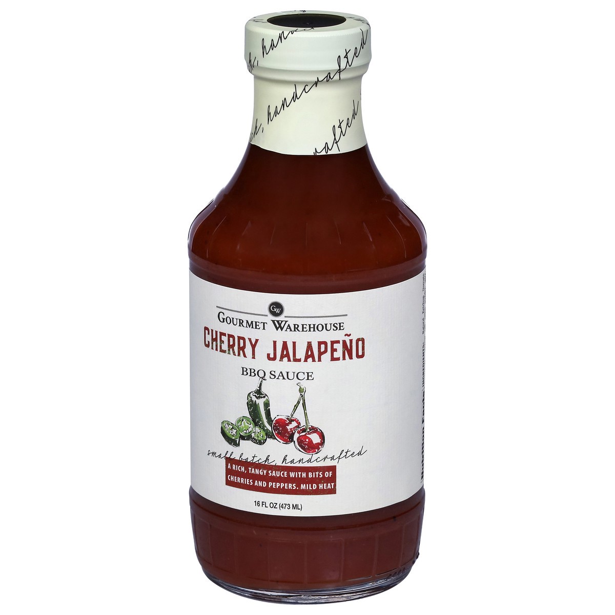 slide 3 of 14, Gourmet Warehouse Cherry Jalapeno BBQ Sauce, 16 oz