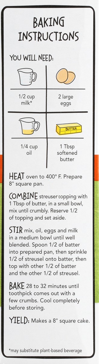 slide 12 of 15, Full Circle Market Gluten Free Cinnamon Streusel Coffee Cake Mix 18.2 oz, 18.2 oz