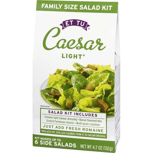 slide 3 of 8, ET TU Spinach Honey Dijon Family Size Salad Kit, 4.7 oz