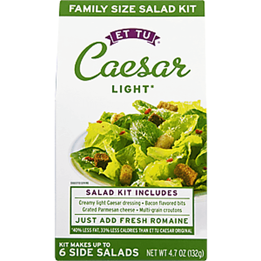 slide 4 of 8, ET TU Spinach Honey Dijon Family Size Salad Kit, 4.7 oz