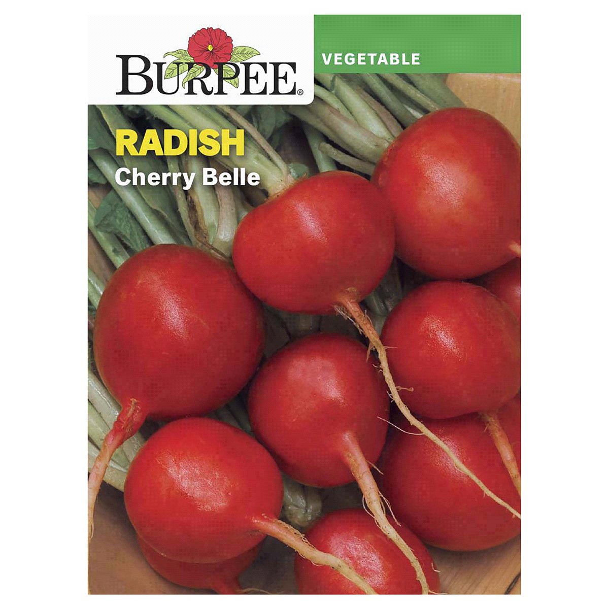 slide 1 of 5, Burpee Radish Cherry Belle Seeds, 1 ct