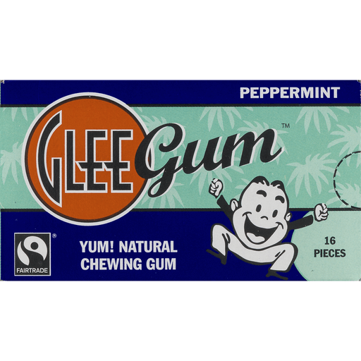 slide 6 of 8, Glee Gum Chewing Gum, Peppermint, 16 ct