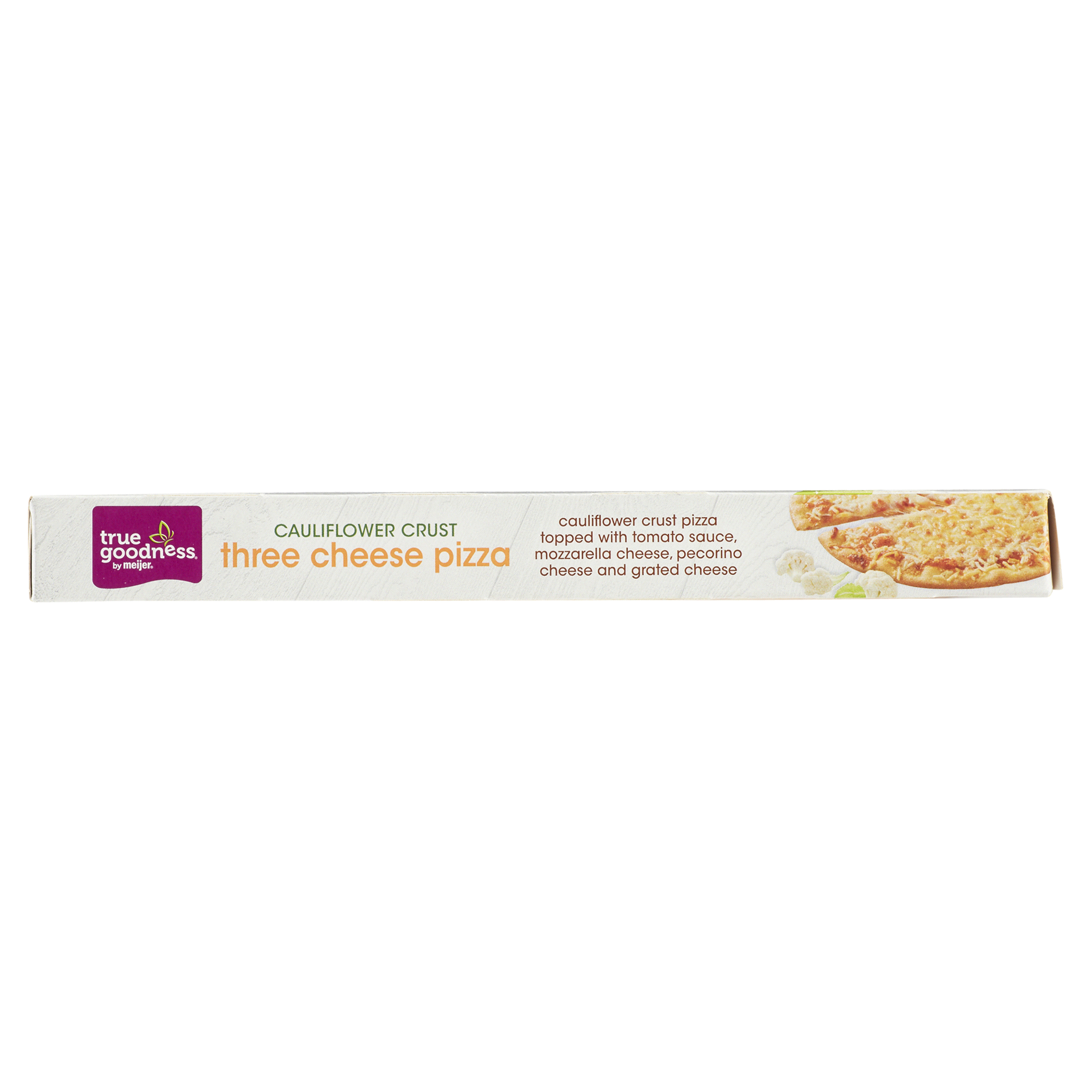 slide 13 of 29, True Goodness Cauliflower Crust Three Cheese Pizza, 11.6 oz