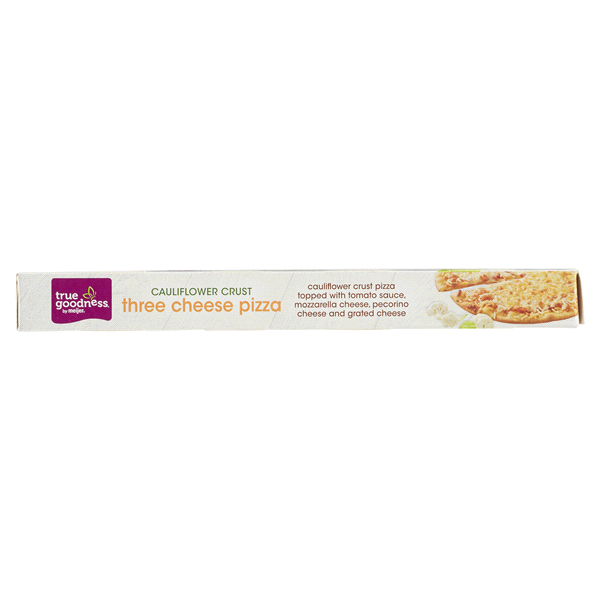 slide 24 of 29, True Goodness Cauliflower Crust Three Cheese Pizza, 11.6 oz