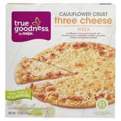 True Goodness Cauliflower Crust Three Cheese Pizza