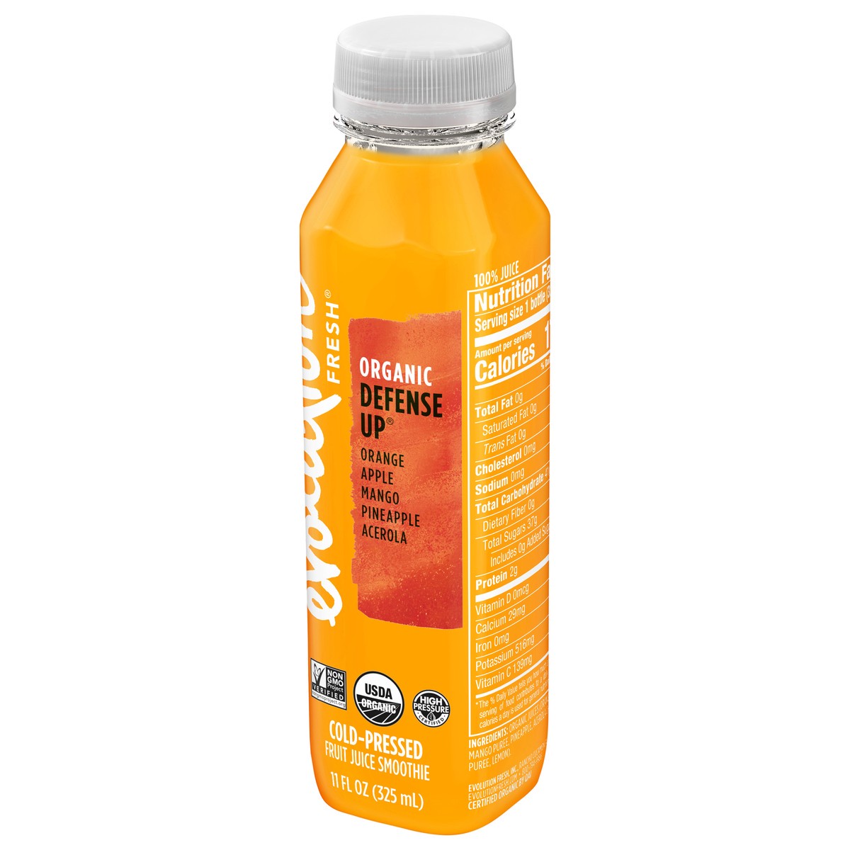 slide 2 of 4, Evolution Fresh Organic Defense Up Cold-Pressed Vegetable & Fruit Juice Blend 11 oz., 11 fl oz