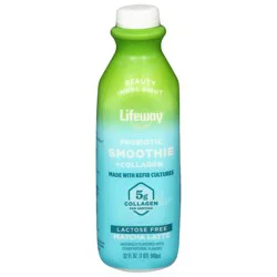 Lifeway Lactose Free Matcha Latte Probiotic Smoothie + Collagen 32 fl oz