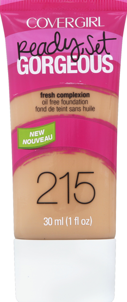 slide 1 of 1, Covergirl Ready Set Gorgeous Fresh Complexion Powder Foundation, Warm Beige, 0.37 oz