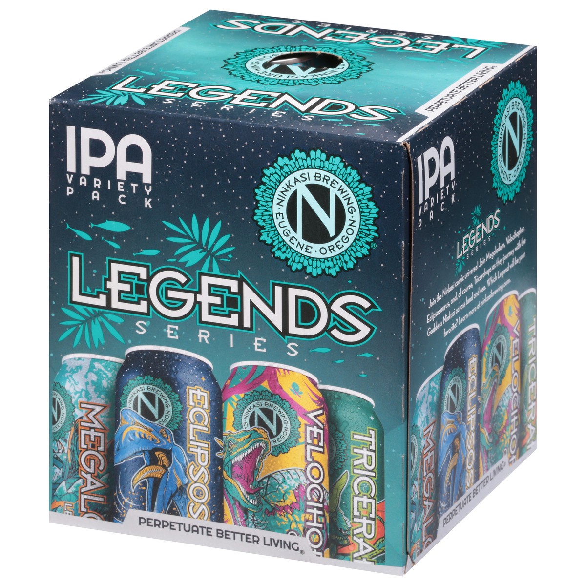 slide 3 of 10, Ninkasi Brewing IPA Legends Series Beer Variety Pack 1 ea, 1 ea