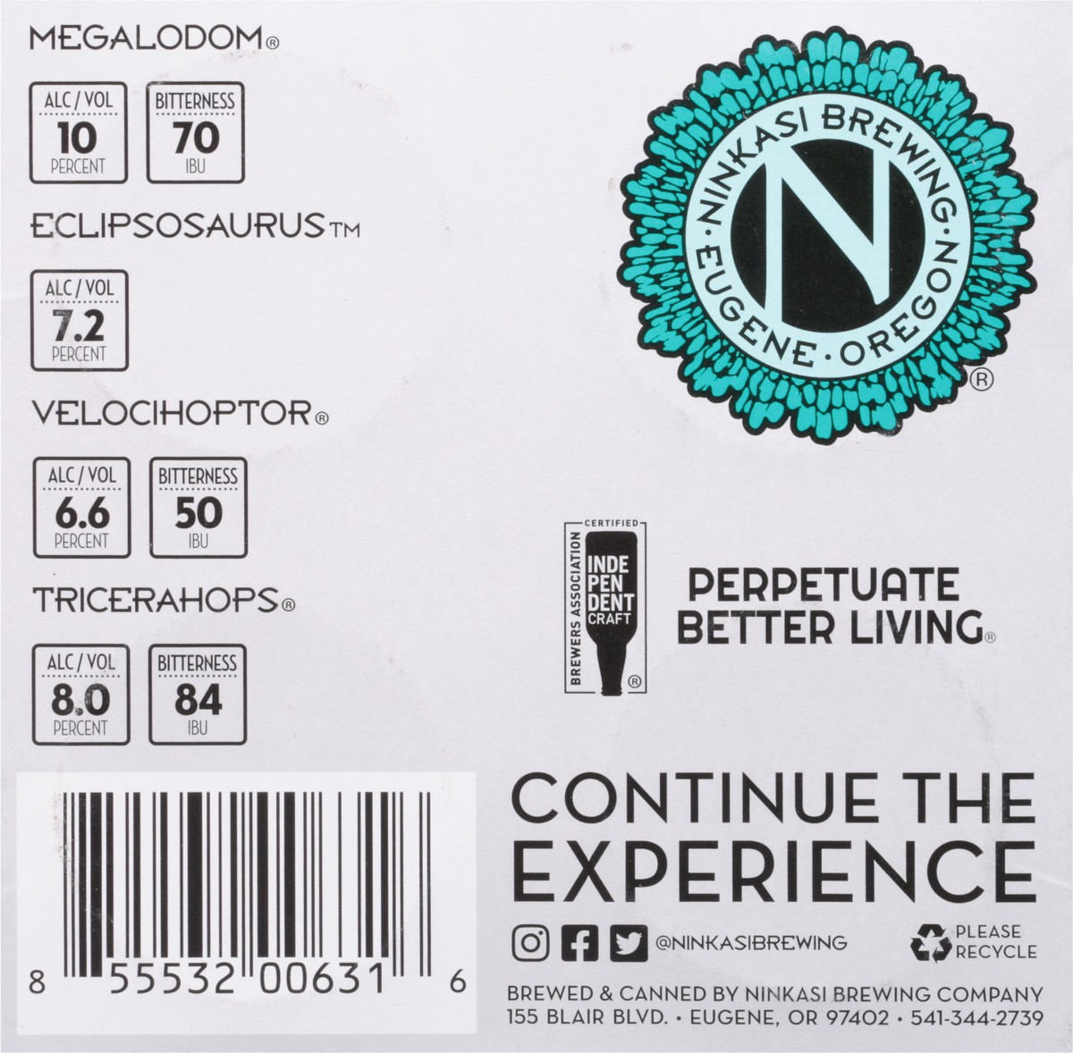 slide 4 of 10, Ninkasi Brewing IPA Legends Series Beer Variety Pack 1 ea, 1 ea