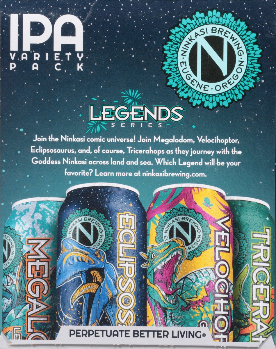 slide 7 of 10, Ninkasi Brewing IPA Legends Series Beer Variety Pack 1 ea, 1 ea