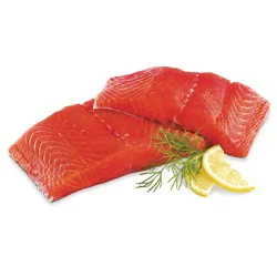 Coho Salmon Fillet, Fresh, Farm Raised