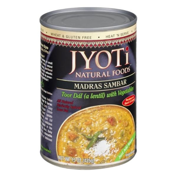 slide 1 of 2, Jyoti Madras Sambar, 15 oz