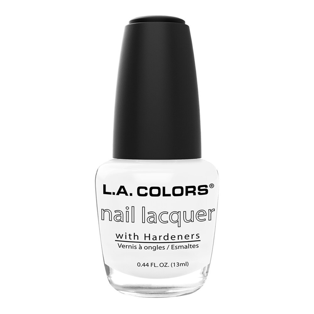 slide 1 of 1, LA COLORS La.Color Nail Polish French White, 0.44 fl oz