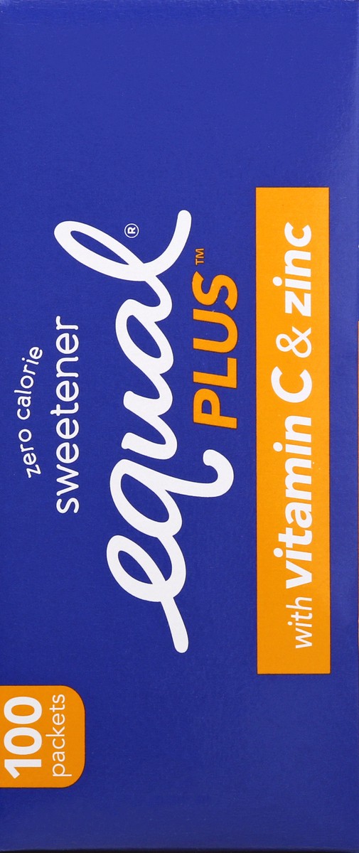 slide 9 of 9, Equal Plus Zero Calorie Sweetener 100 ea, 100 ct