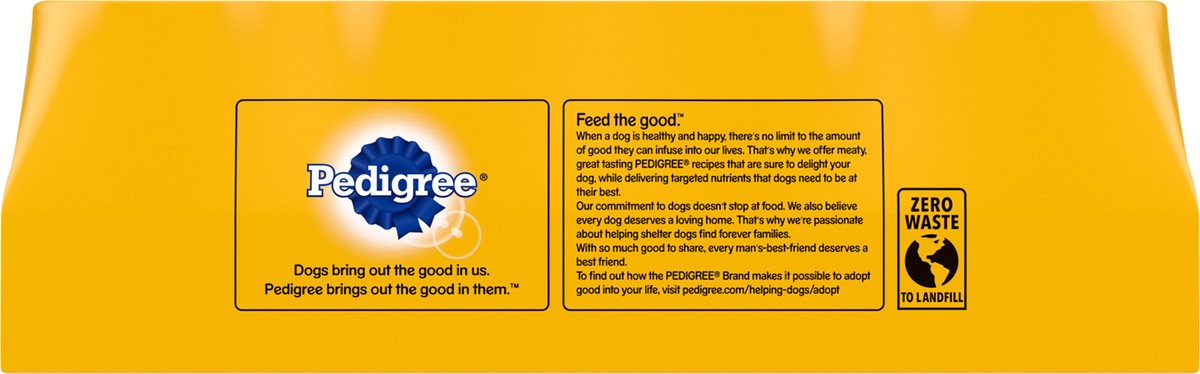 slide 5 of 9, Pedigree Chopped Ground Dinner Chicken, Liver & Beef/Beef, Bacon & Cheese Food for Dogs 12 - 13.2 oz Cans, 12 ct