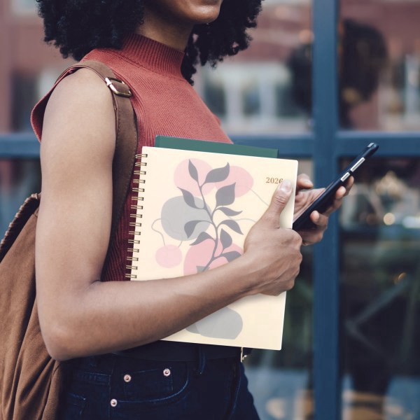 slide 7 of 10, Cambridge® Serene 2026 Weekly Monthly Planner, Large, 8 1/2"" x 11"", 1 ct