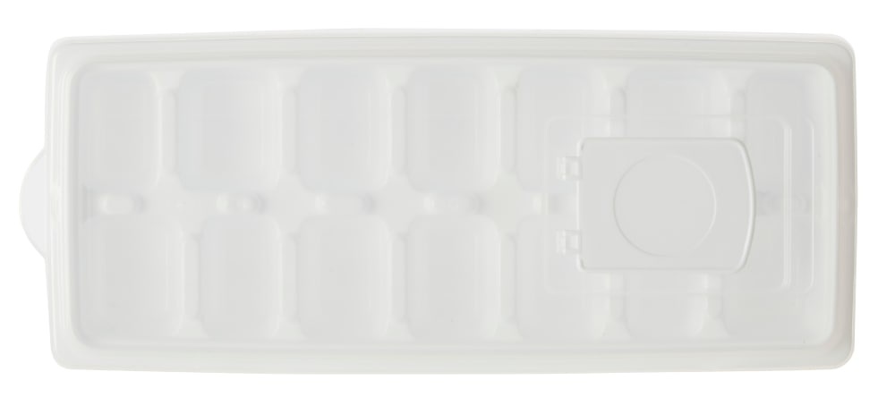 slide 1 of 1, Everyday Living Ice Cube Tray With Lid - White, 1 ct