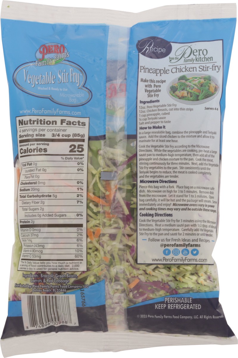 slide 7 of 14, Pero Family Farms Vegetable Stir Fry 12 oz, 12 oz