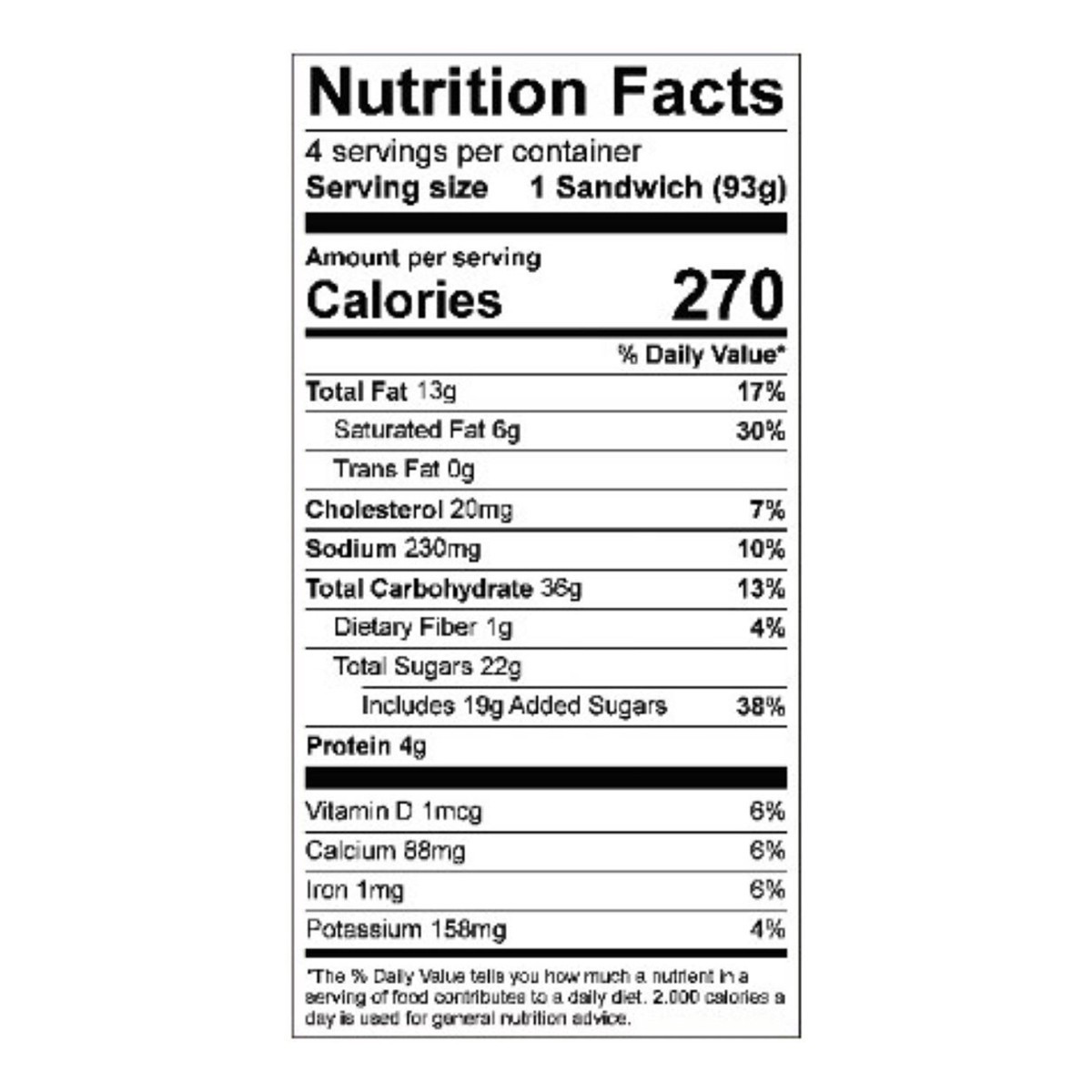 slide 10 of 12, Fat Boy Caramel Cashew Cookie Sandwich 4 Ea, 4 ct