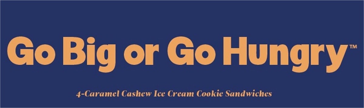 slide 2 of 12, Fat Boy Caramel Cashew Cookie Sandwich 4 Ea, 4 ct