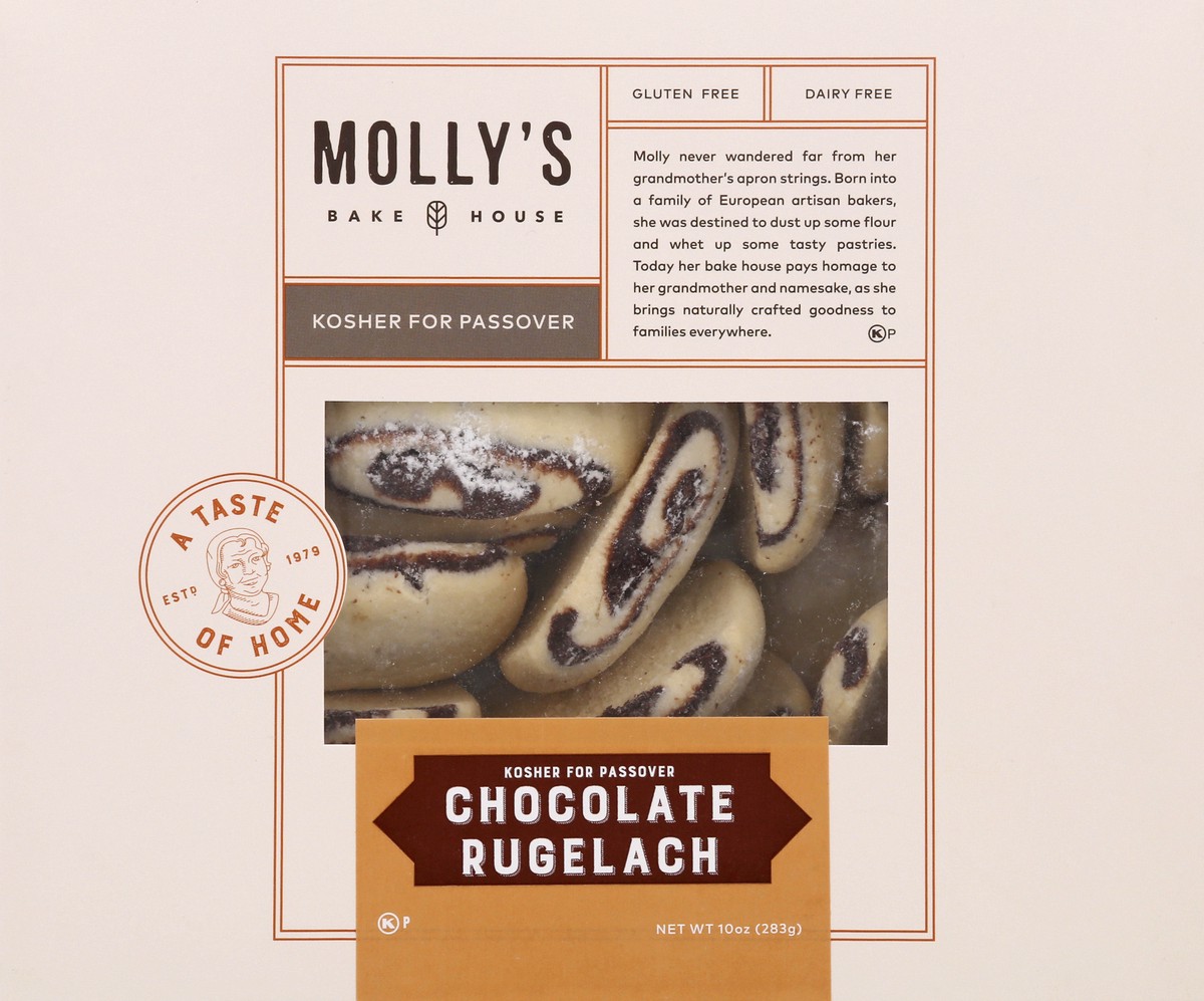 slide 2 of 13, Molly's Bake House Chocolate Rugelach 10 oz, 10 oz