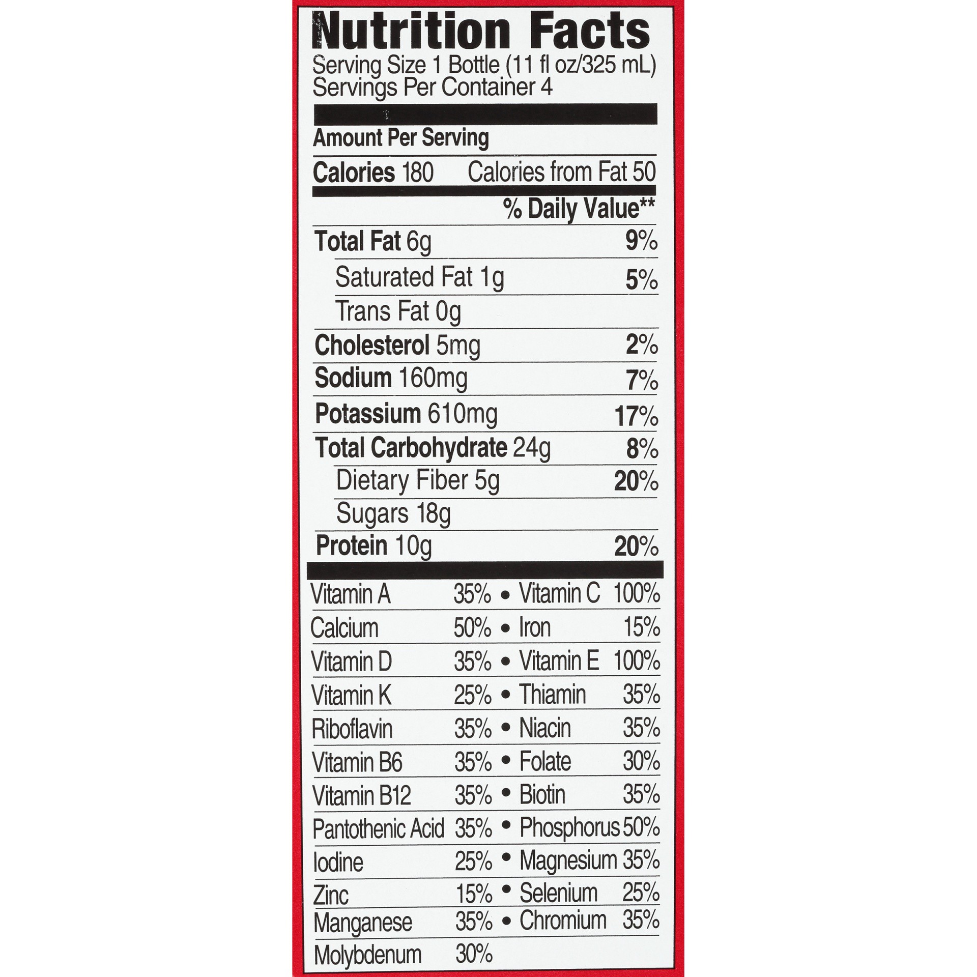 slide 6 of 6, SlimFast Original Ready to Drink Meal Replacement Shake, French Vanilla, 4 ct; 11 fl oz