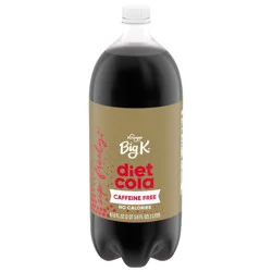 Big K Caffeine Free Diet Cola Soda - 2 liter
