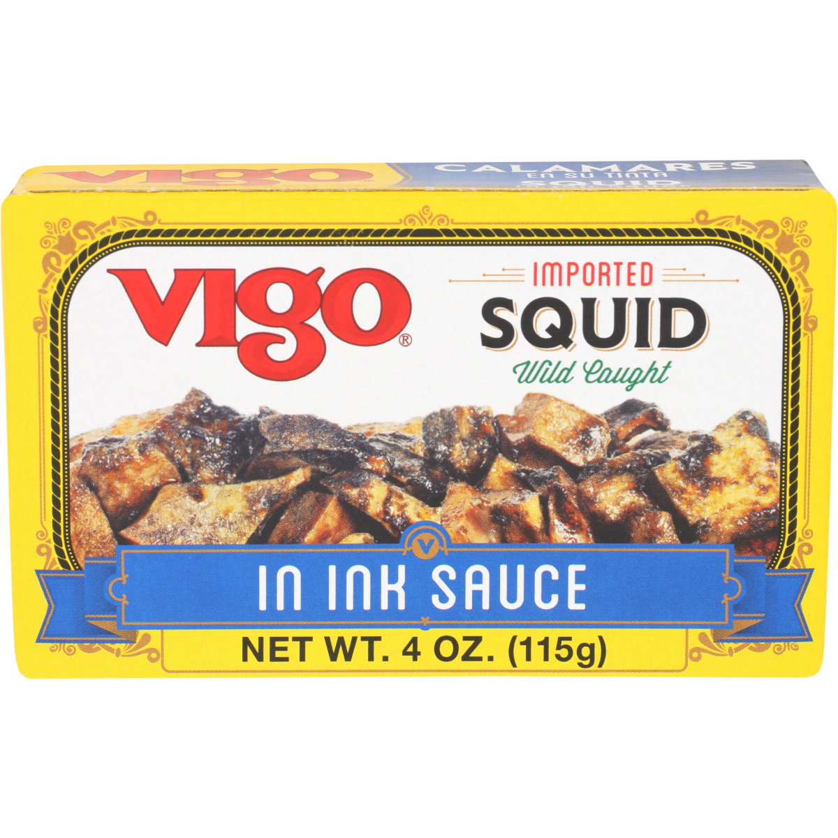 slide 1 of 5, Vigo Calamari with Ink Sauce, 4 oz