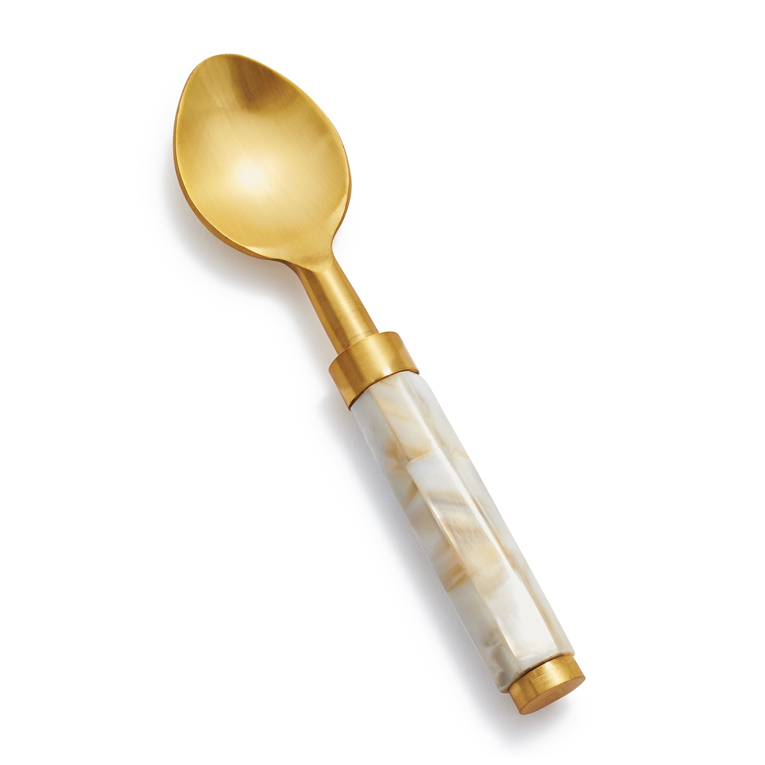 slide 1 of 1, Sur La Table Mother-of-Pearl Demitasse Spoon, 1 ct