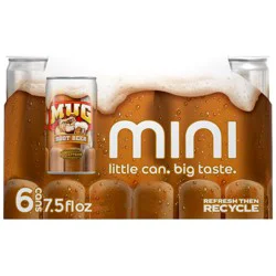 Mug Root Beer Soda Cans
