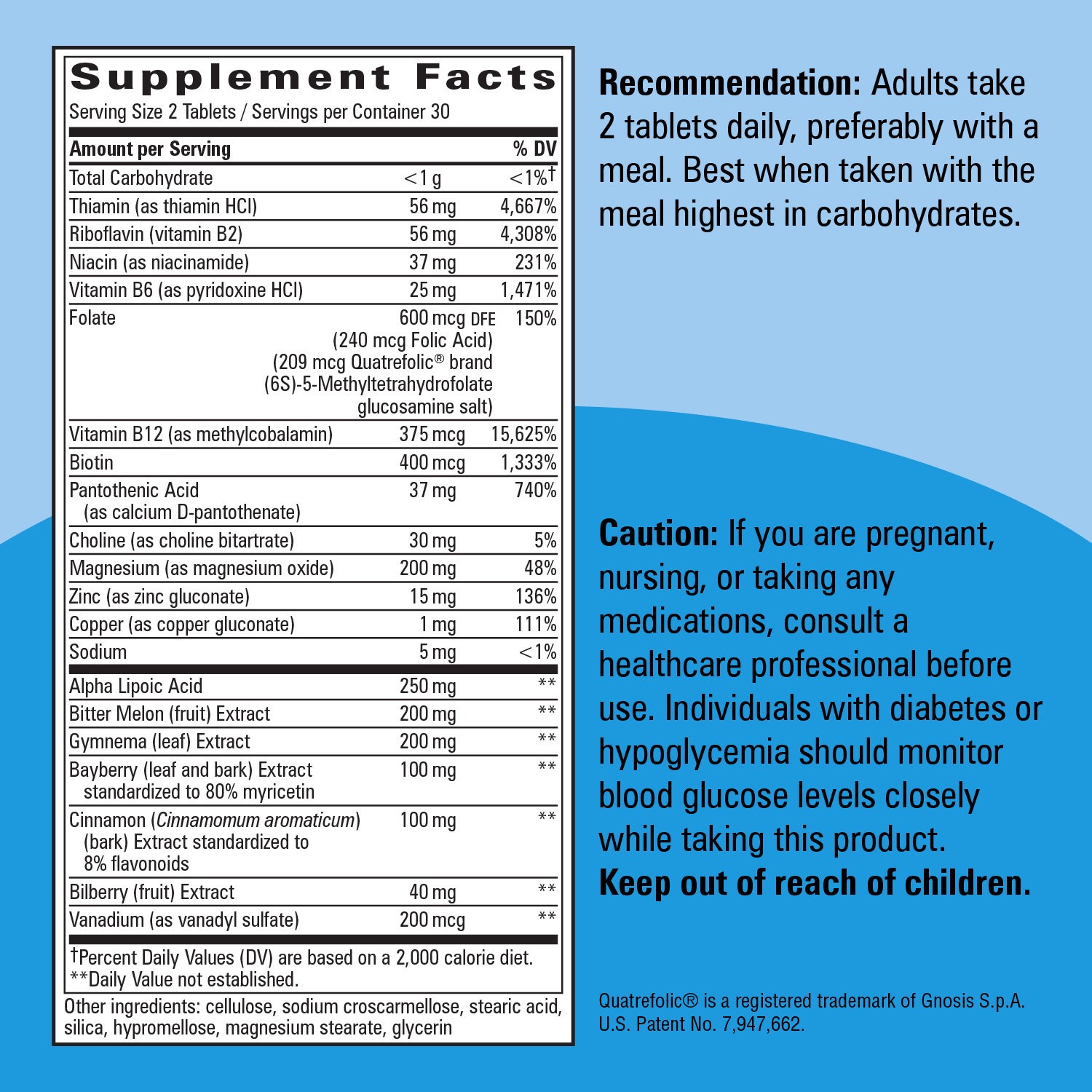 slide 3 of 5, Nature's Way Tablets Blood Sugar Manager 60 ea, 1 ct