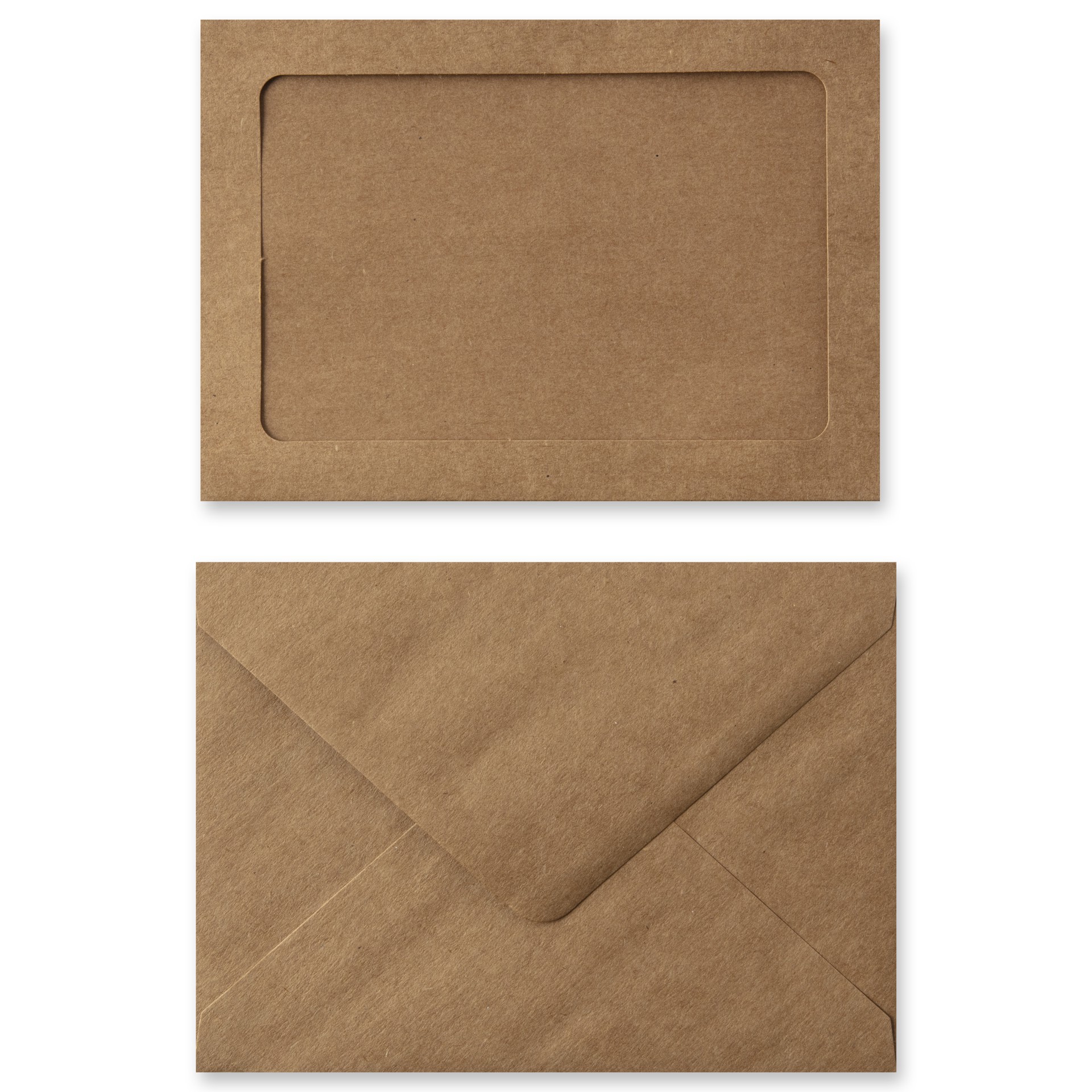 slide 2 of 6, Kraft Frame Cards & Envelopes By Recollections, 5" X 7", 5 in x 7 in