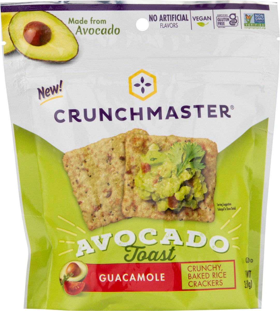 slide 13 of 13, Crunchmaster Avocado Toast Guacamole, 3.54 oz