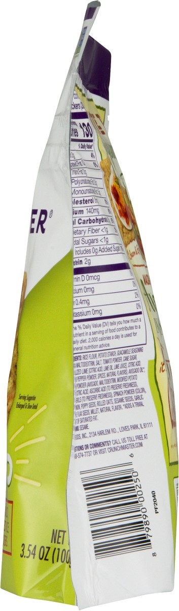 slide 4 of 13, Crunchmaster Avocado Toast Guacamole, 3.54 oz