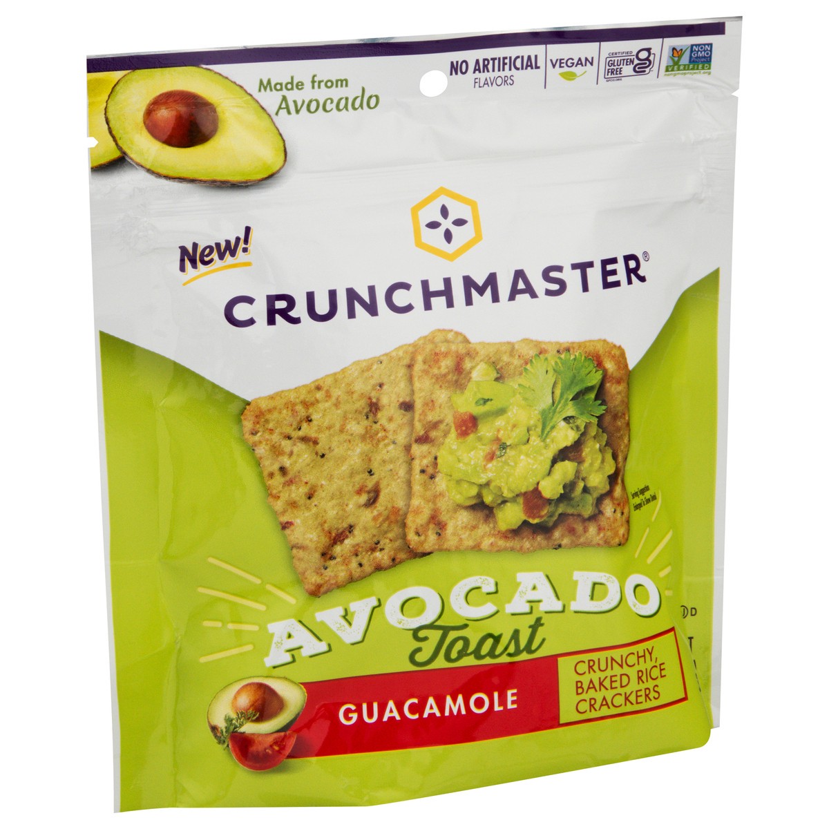 slide 7 of 13, Crunchmaster Avocado Toast Guacamole, 3.54 oz