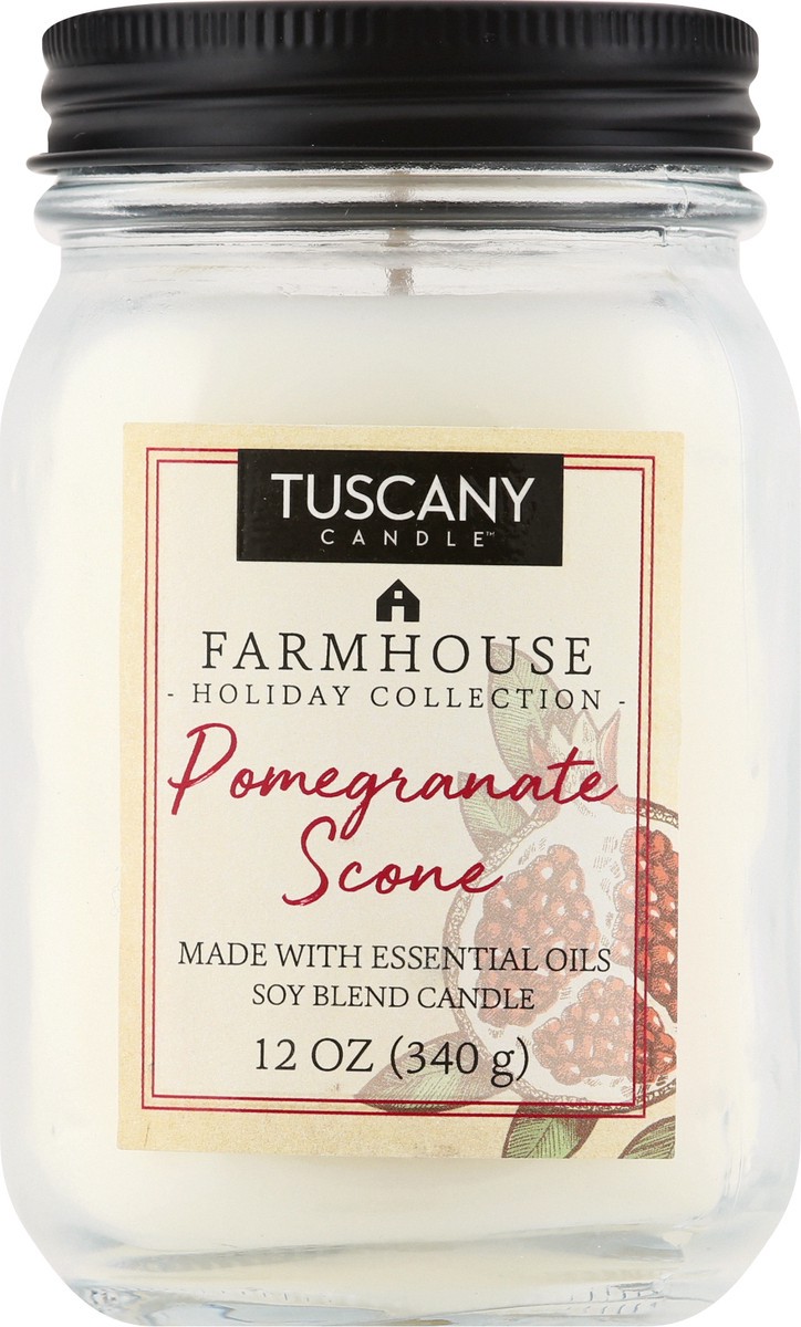 slide 7 of 8, Tuscany Candle Farmhouse Candl Pomegrant Scone, 12 oz