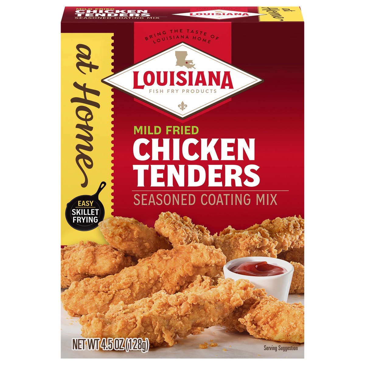 slide 10 of 14, Louisiana Fish Fry Products Mild Fried Chicken Tenders Seasoned Coating Mix 4.5 oz, 4.5 oz