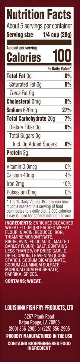 slide 3 of 14, Louisiana Fish Fry Products Mild Fried Chicken Tenders Seasoned Coating Mix 4.5 oz, 4.5 oz
