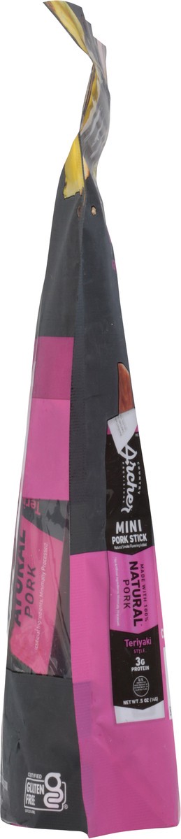 slide 8 of 14, Country Archer Minis Pineapple Natural Pork Sticks 8 Count, 4 oz