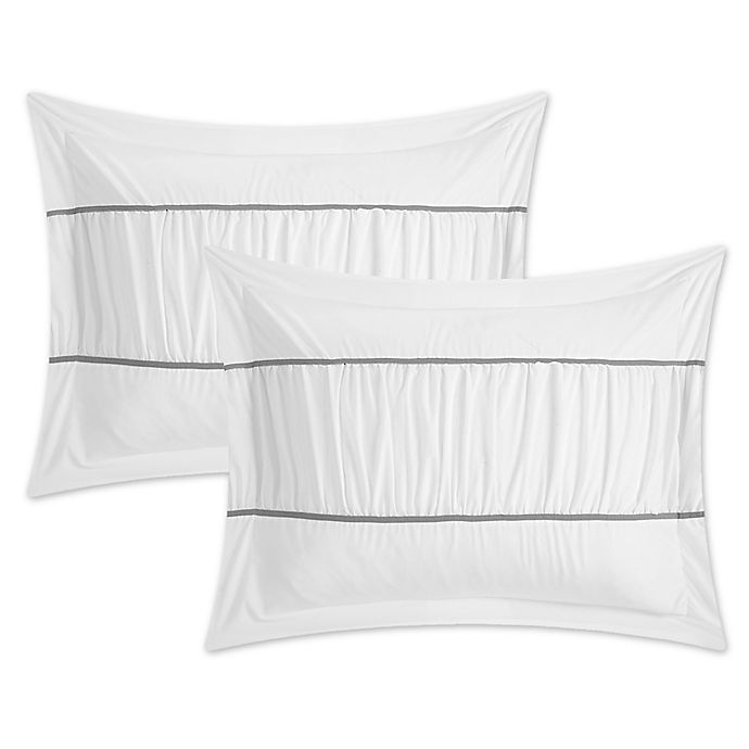 slide 3 of 5, Chic Home Aero King Comforter Set - White, 10 ct