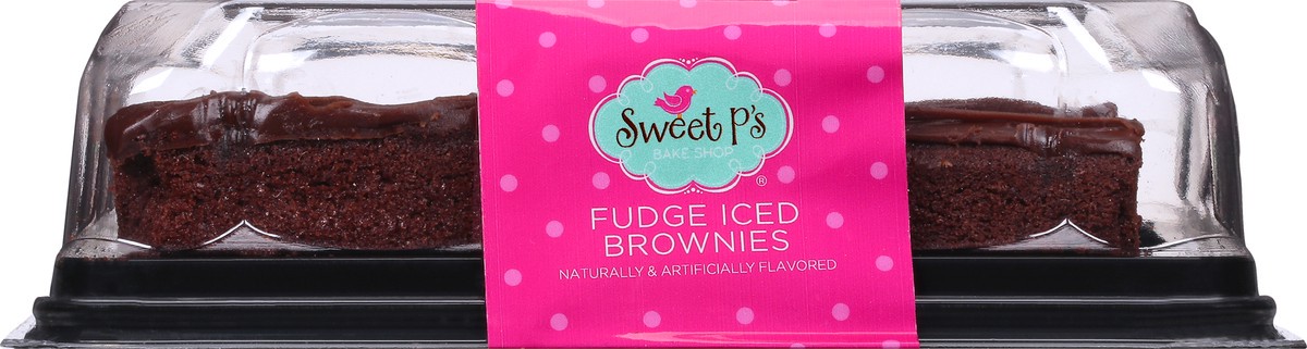slide 9 of 10, Sweet P's Brownies, Fudge Iced, 13 oz
