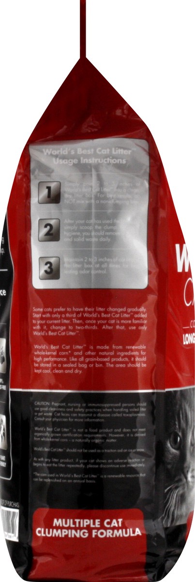 slide 4 of 11, Worlds Best Multiple Cat Clumping Formula Cat Litter 1.4 lb, 14 lb