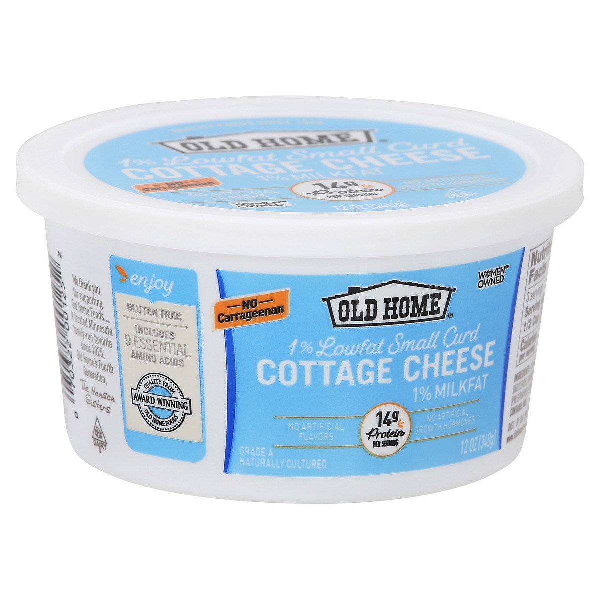 slide 5 of 9, Old Home 1% Cottage Cheese, 12 oz