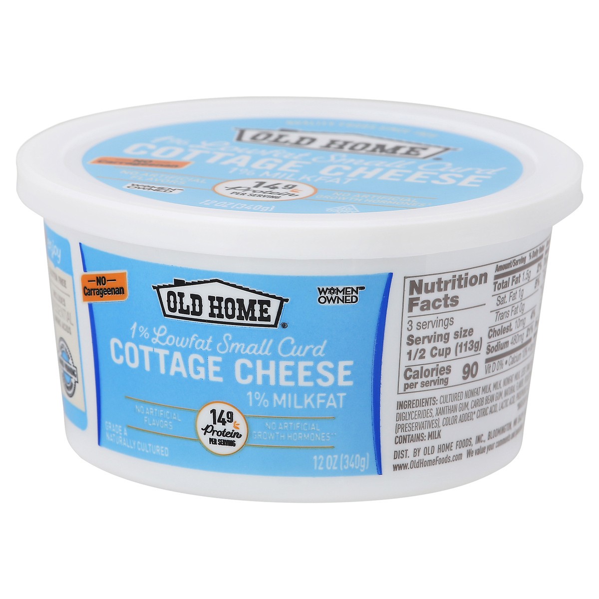 slide 7 of 9, Old Home 1% Cottage Cheese, 12 oz