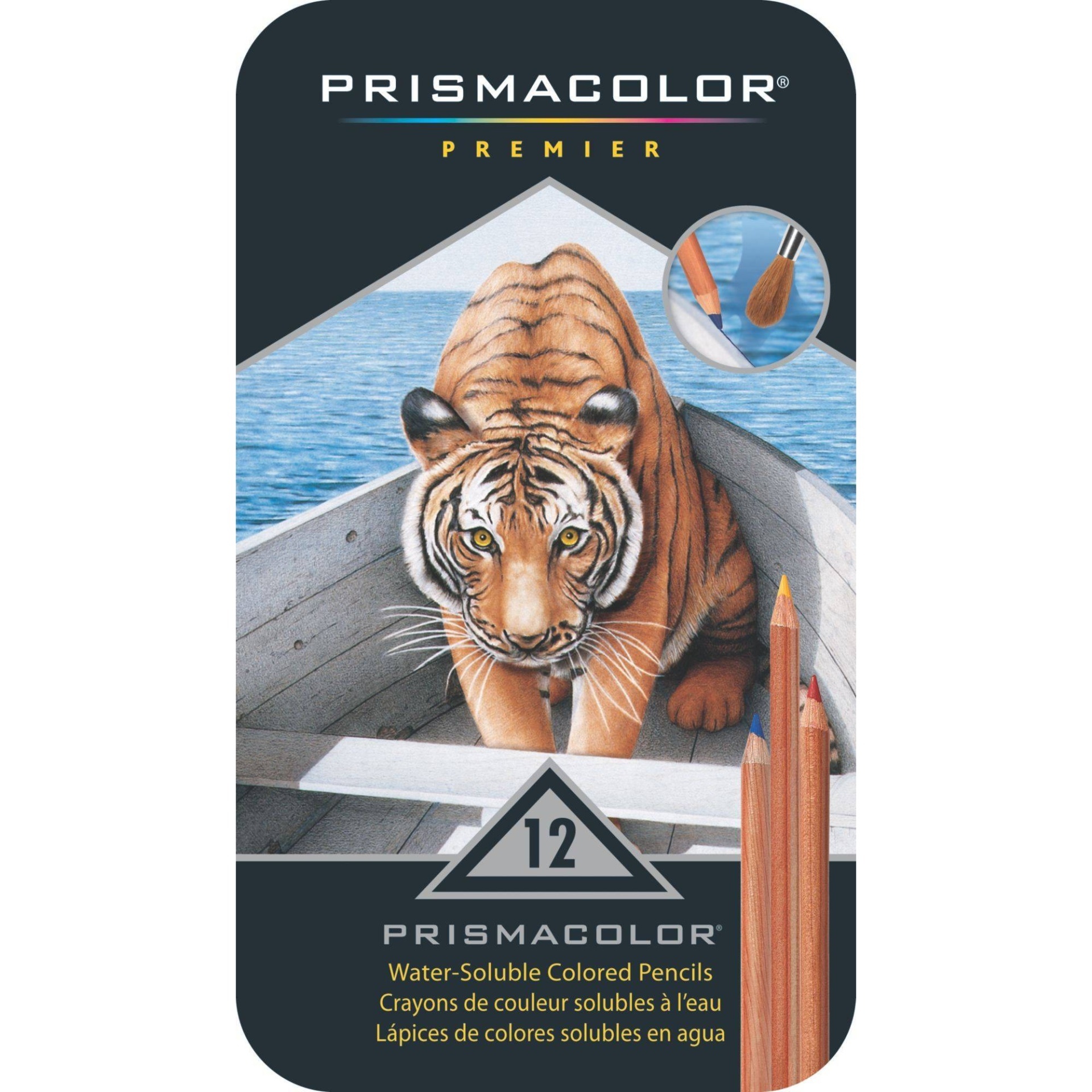 slide 1 of 1, Prismacolor Watercolor Pencils-Assorted Colors, 36 ct